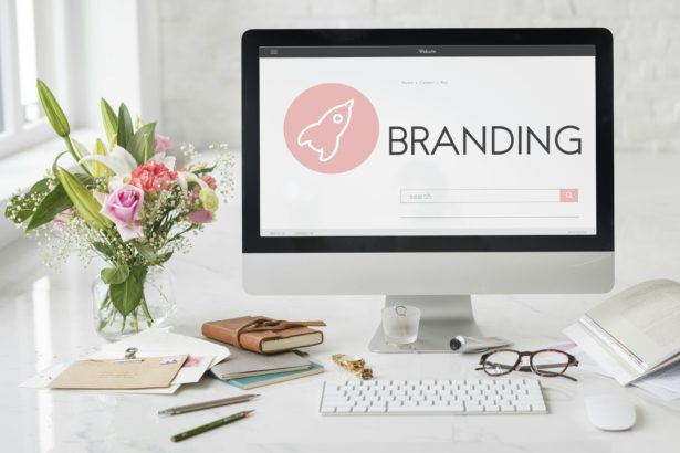 Branding Copyright Design Spaceship Graphic Concept