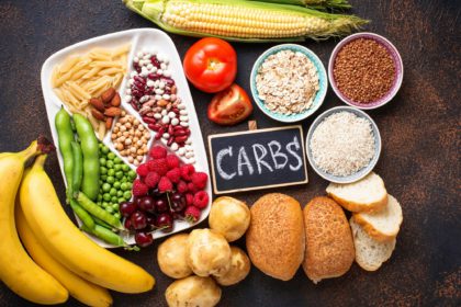 Healthy products sources of carbohydrates.